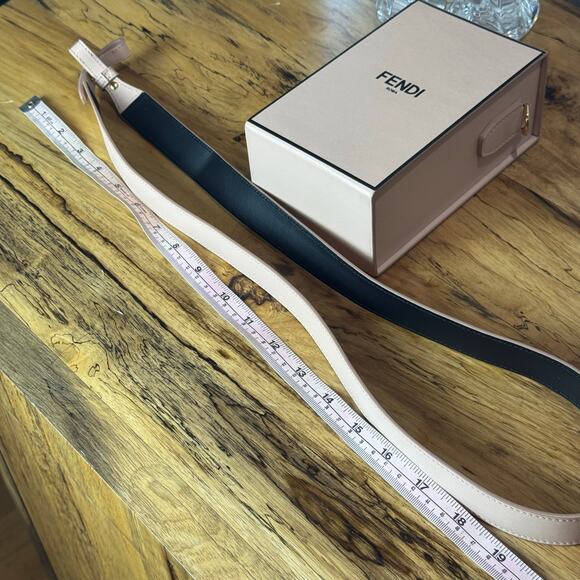 Fendi Pink Leather Vertical Box Crossbody Bag Authentic CoA - Picture 13 of 14